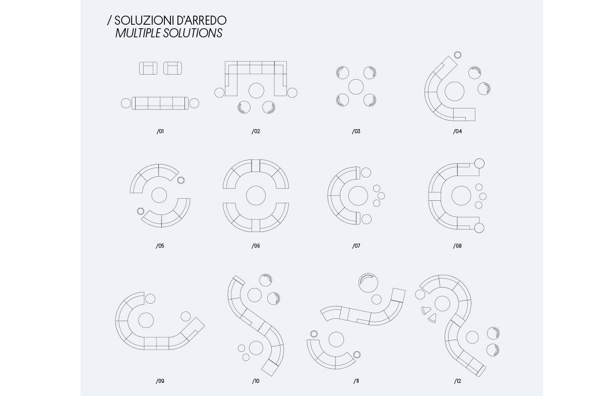 Outdoor Modular Sofa 09521