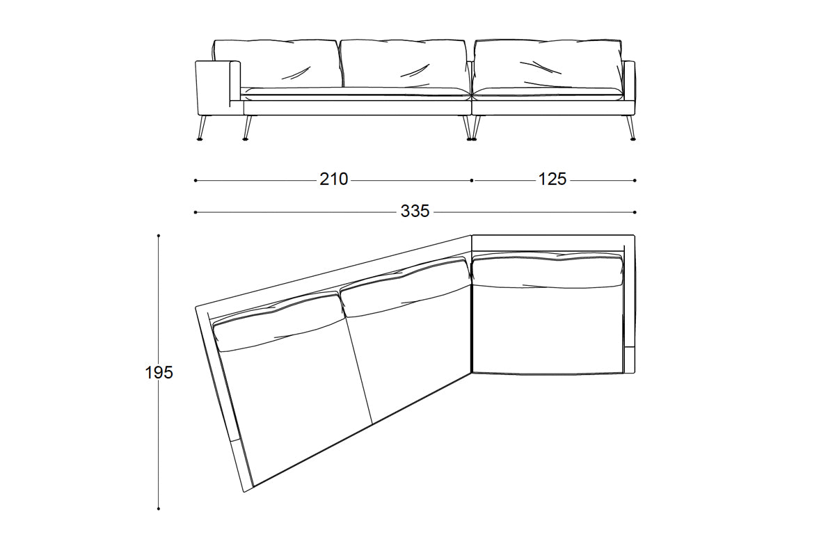 Modular Sofa 13503 Floor Model